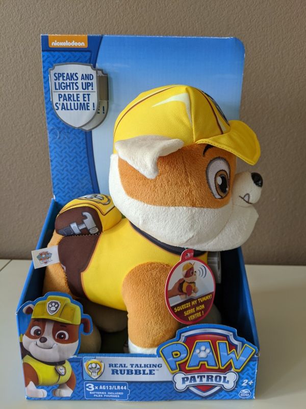 paw patrol talking toy