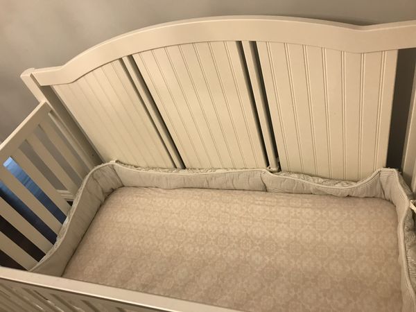 pottery barn kids convertible crib mattress thickness