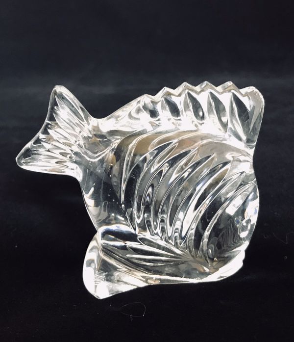 waterford crystal fish figurine