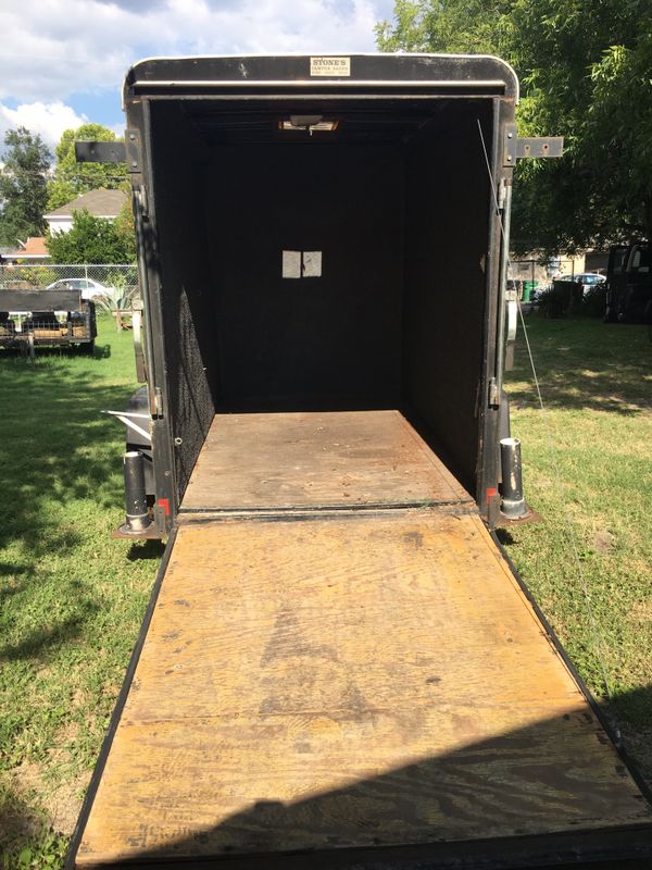 Enclosed trailer with ramp for Sale in San Antonio, TX OfferUp