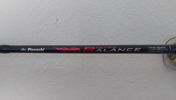 Pinnacle Ultra Balance Fishing Rod + Shakespeare Microspin Reel for ...