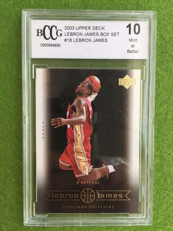 LeBron James Rookie Card Beckett Graded 10 Mint for Sale in Austin, TX ...