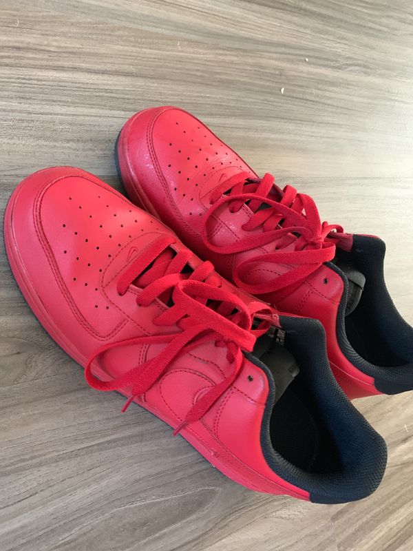 red high top air force 1s