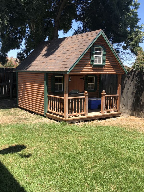 5.5 x 4 waltons pool house log cabin - what shed