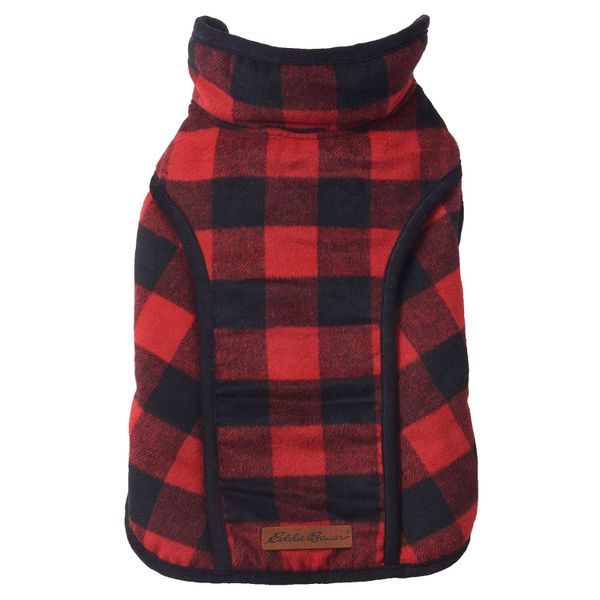 Eddie Bauer Red Plaid Dog Jacket Size MEDIUM for Sale in Graymoor ...