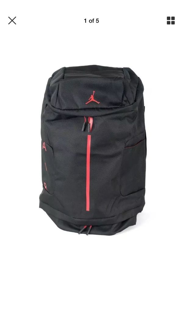 Nike Air Jordan Velocity Backpack Ball / Laptop / Travel Bag BRAND NEW WITH TAGS BLACK / RED for 