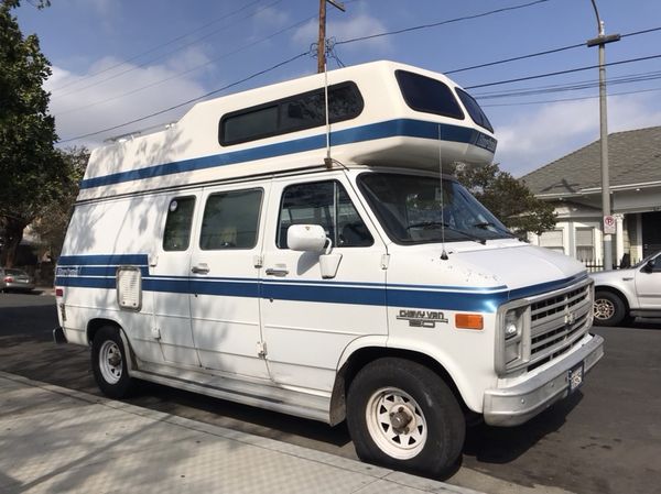 1989 Chevy G20 Horizon Camper Van For Sale In Huntington Beach, Ca 