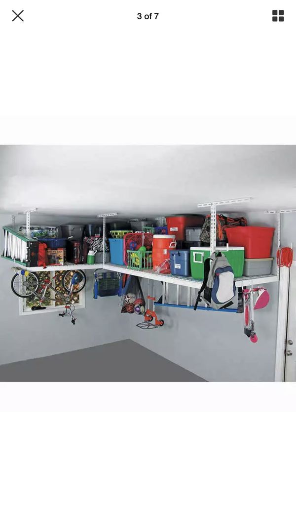 EAGLE INDUSTRIAL SAFERACKS OVERHEAD GARAGE STORAGE SYSTEM for Sale in