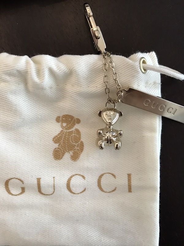 gucci bear keychain