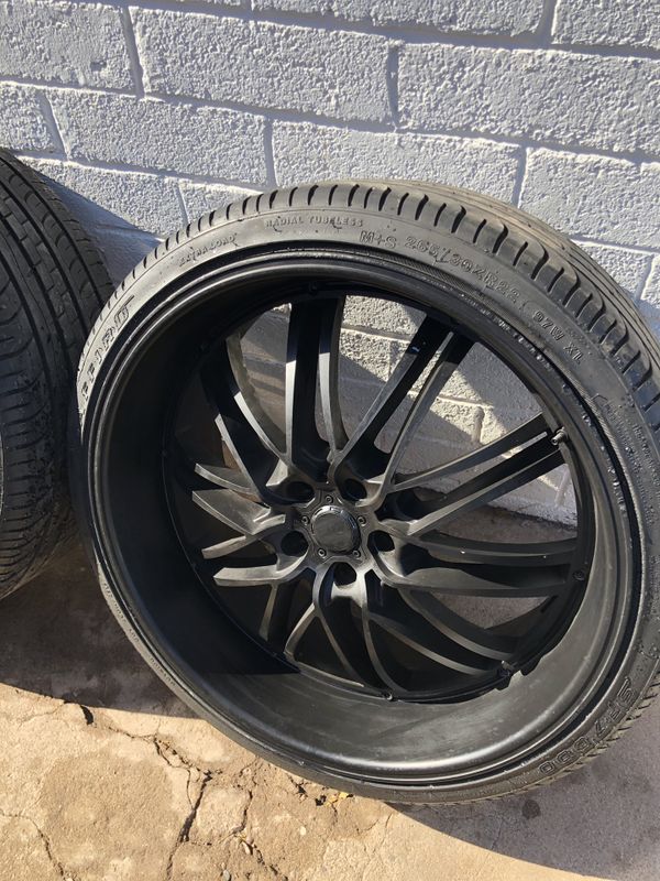 Matte Black 22 Inch Deep Dish Rims for Sale in Phoenix, AZ - OfferUp