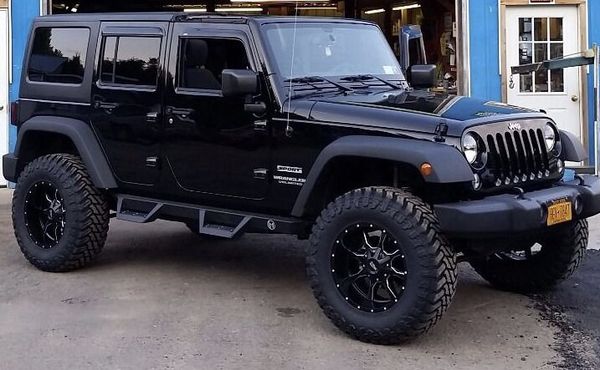 3.5” Lift Kit 20x10 Wheels 35x12.50-20 Tires Installation, For 07-19 ...