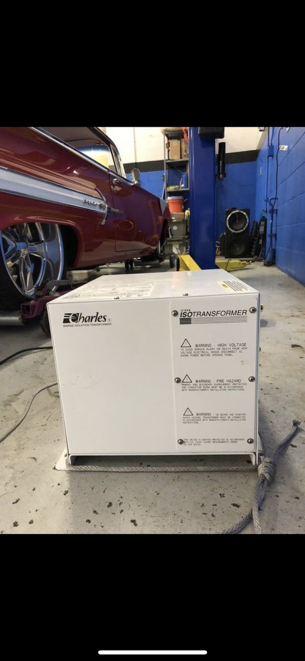 Fairly new Charles Marine Isolation Transformer. 12 kva 50 amp 240 volt