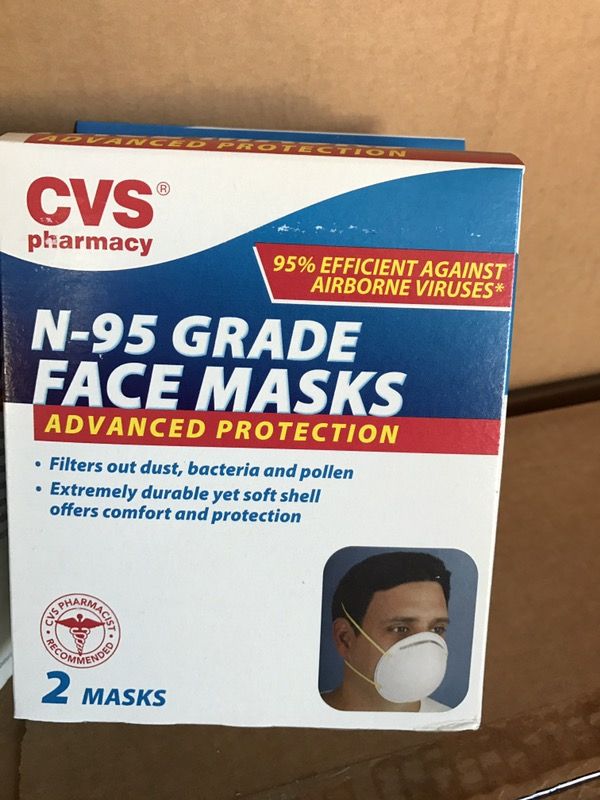 CVS N95 grade face mask 20 for 48ct for Sale in Houston, TX OfferUp