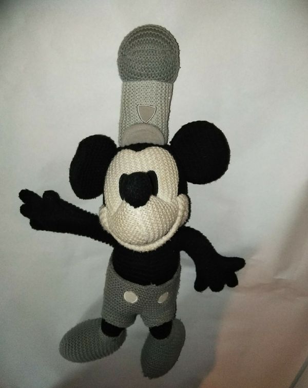 steamboat willie knit plush