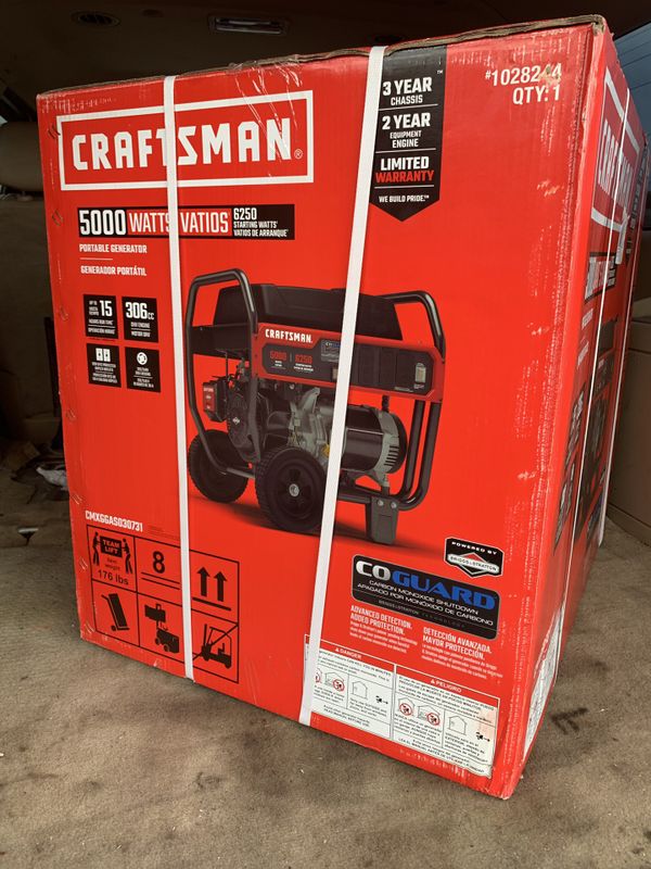 Craftsman 5000 watts generator for Sale in Austin, TX - OfferUp