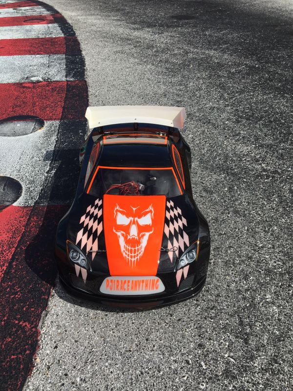 rc drag car body