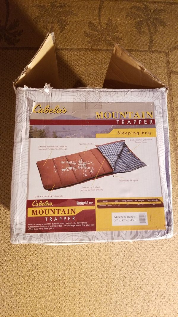 Cabelas Mountain Trapper Sleeping Bag for Sale in St. Joseph, MI OfferUp