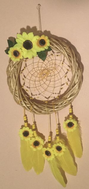 Handmade Sunflower Wreath Dreamcatcher for Sale in Wichita, KS