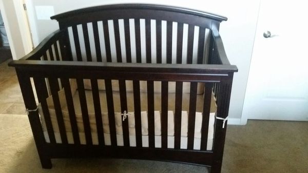 Essentials By Baby Cache 4in1 Lifetime Bliss Curved Top Crib