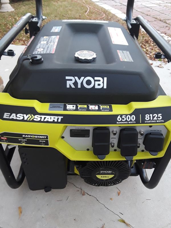 GENERATOR RYOBI 8125 WATT for Sale in San Antonio, TX OfferUp