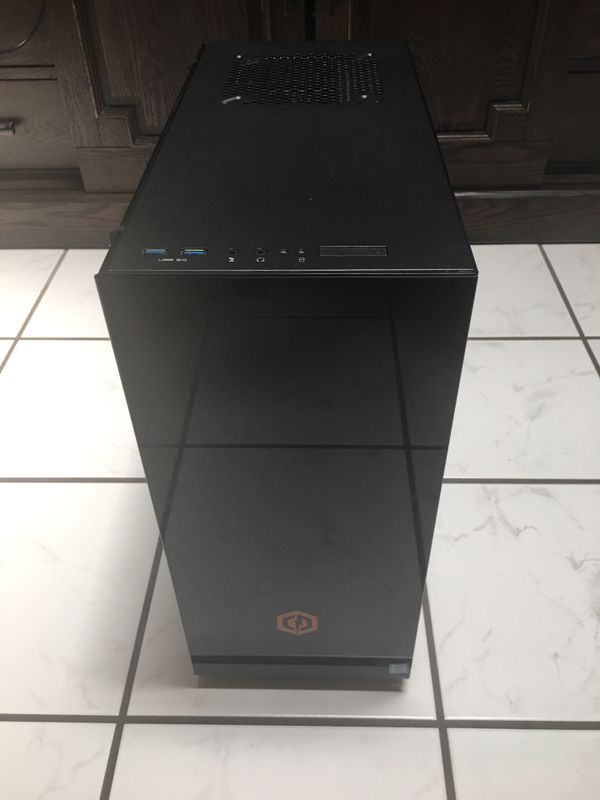 CyberPowerPC Onyxia Mid Tower Gaming Case w/ B360M Motherboard, CPU Air