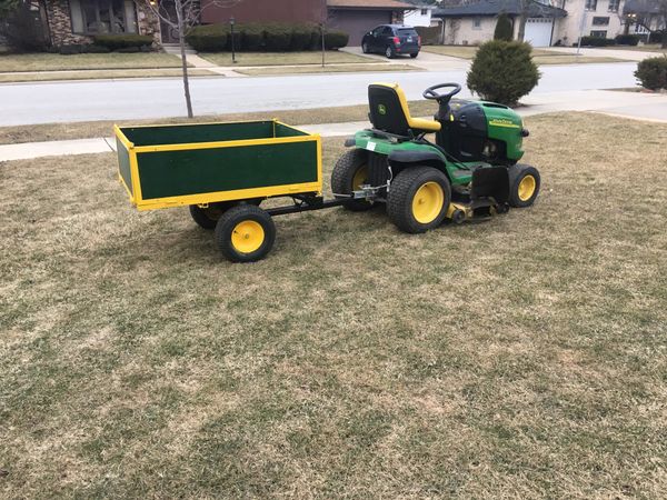 John Deere with trailer for Sale in Oak Lawn, IL - OfferUp