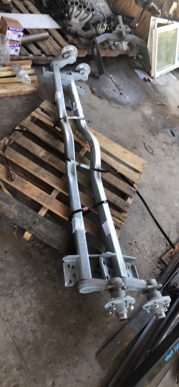 Boat Trailer replacement axles 72" and 80" 3750 gvw torsion