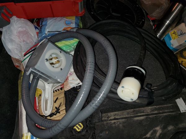 Generator cord with plug to panel box for Sale in Houston ...