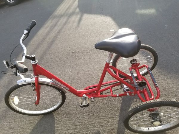 Torker tri star 3 wheel tricycle trike 20 in 24 in 3 speed for Sale in ...