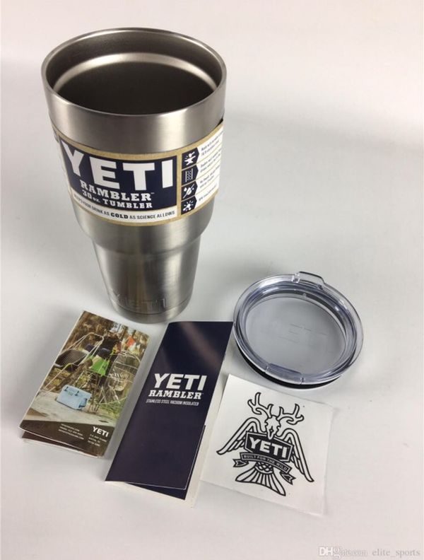 silver yeti tumbler