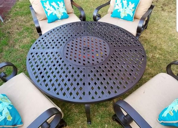 costco fire pit chat set