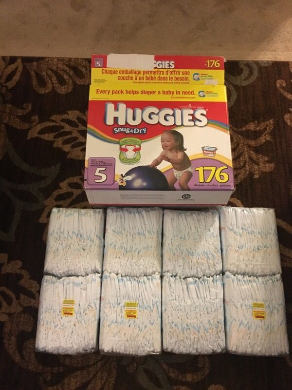 Huggies size 5 diapers for Sale in San Jose, CA OfferUp