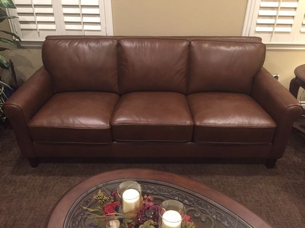 Larsen 3 Piece Leather Sofa Set Brand New for Sale in Corona, CA - OfferUp