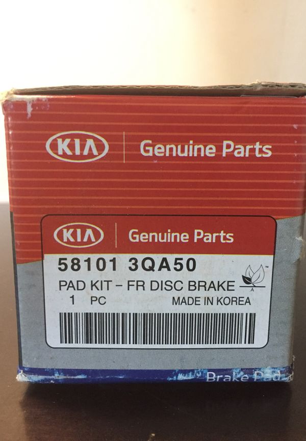 20102015 Genuine Kia Optima Front Brake Pads 581013QA50 New OEM for
