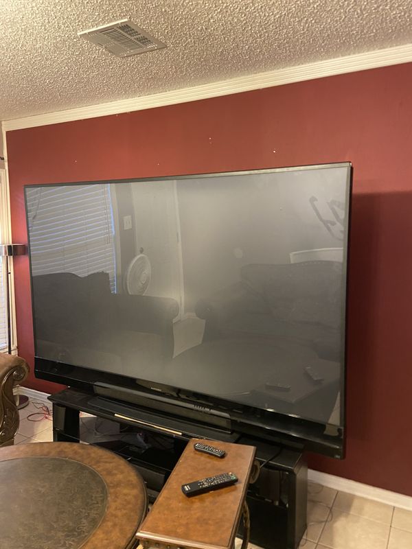 Mitsubishi 92 inch TV w/ surround sound system for Sale in Fort Worth