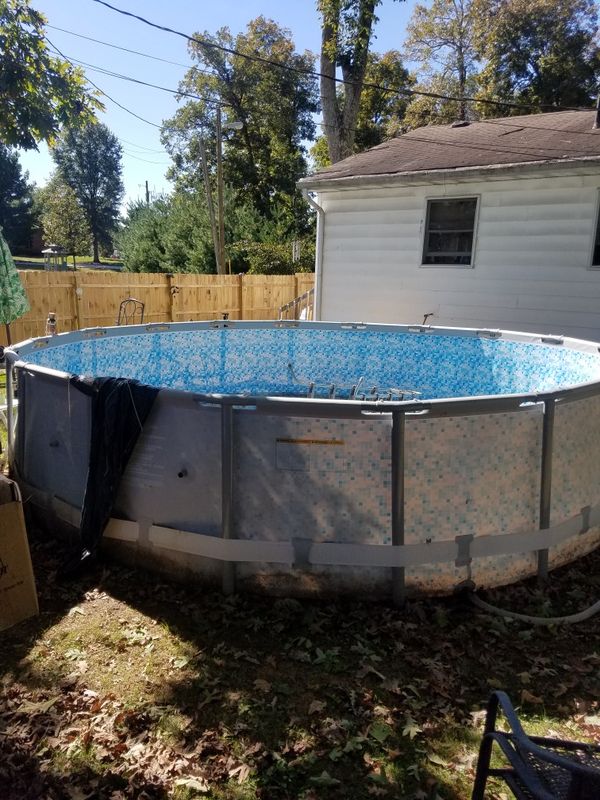 coleman 18 ft round pool