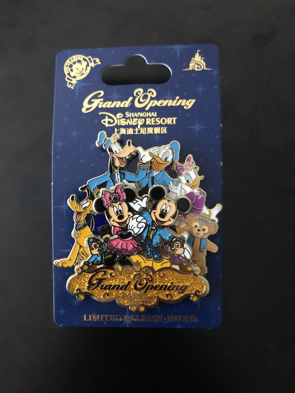 Shanghai disney resort grand opening limited edition pins for Sale in ...