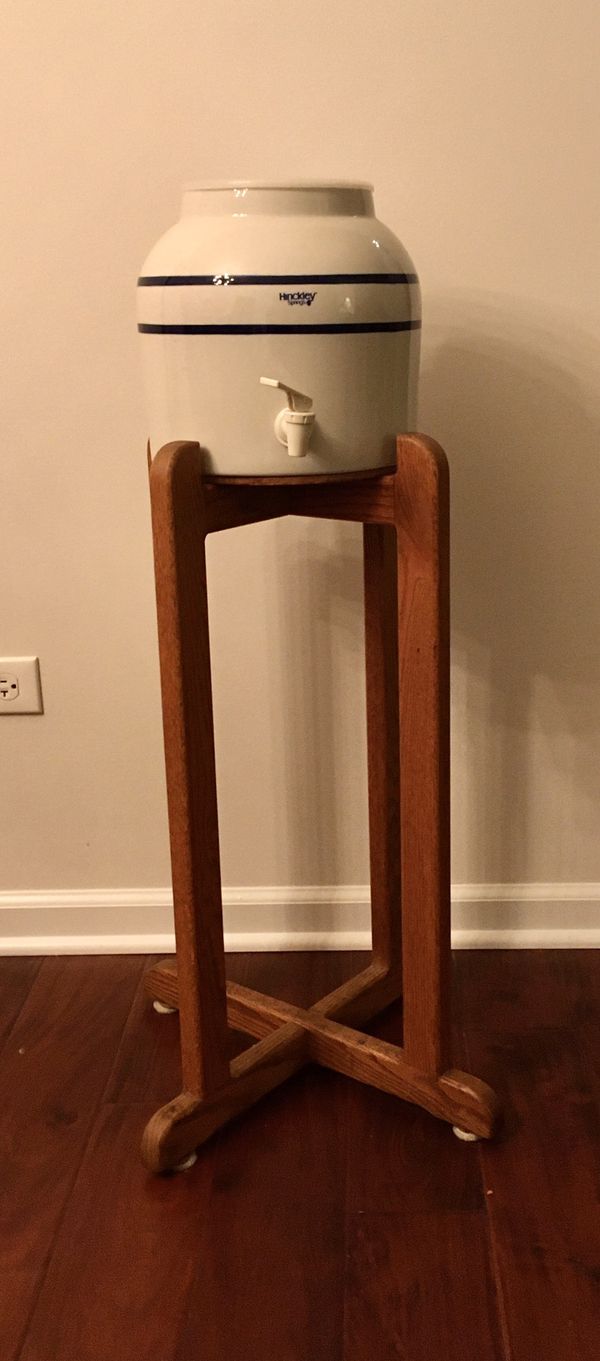 5 Gallon Ceramic Water Dispenser + Floor Stand for Sale in Naperville