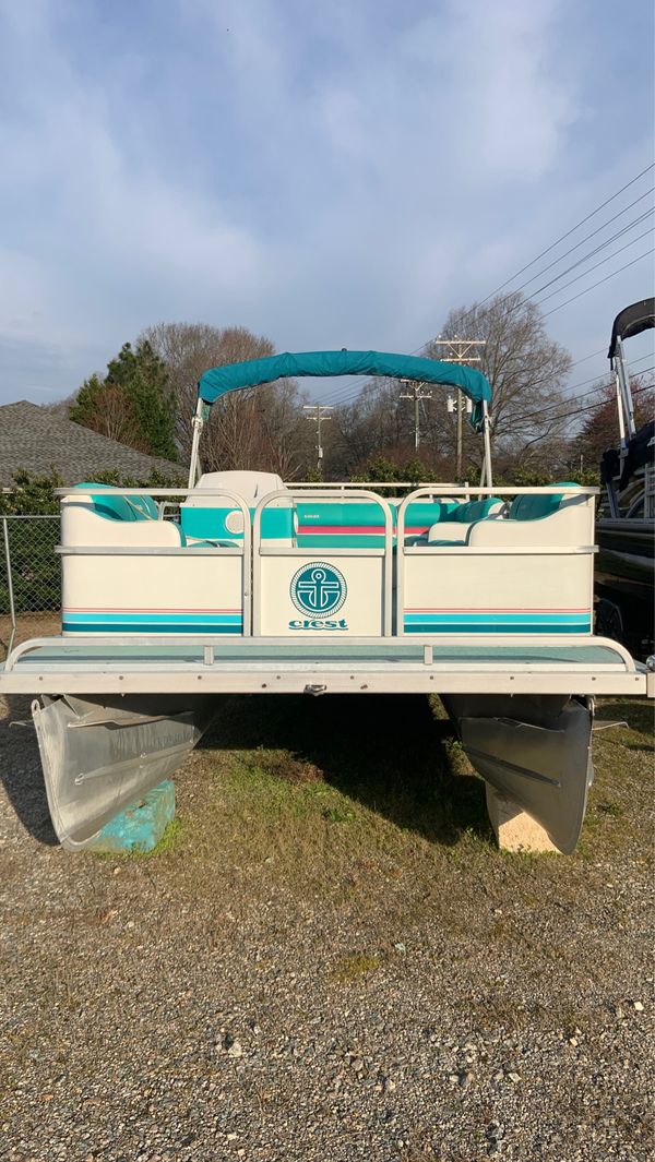 1994 Crest 18ft Pontoon Boat for Sale in Denver, NC OfferUp