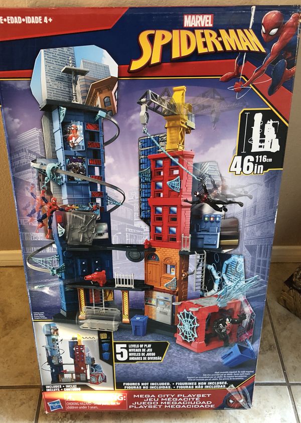 spiderman toy city