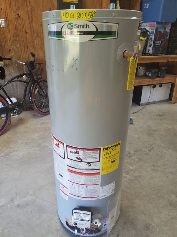 New 40 Gallons Natural Gas Water Heater Warranty Nuevo Boiler De Gas 40 