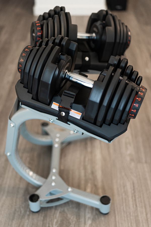 ADJUSTABLE DUMBBELLS (1090 LBS) + STAND for Sale in Los Angeles, CA