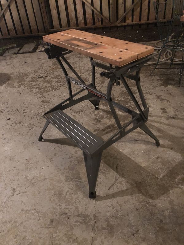 Black and decker folding work bench for Sale in University Place, WA ...