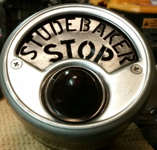 1930's Studebaker stop tail light. Type D. NOS. Excellent condition for its age.