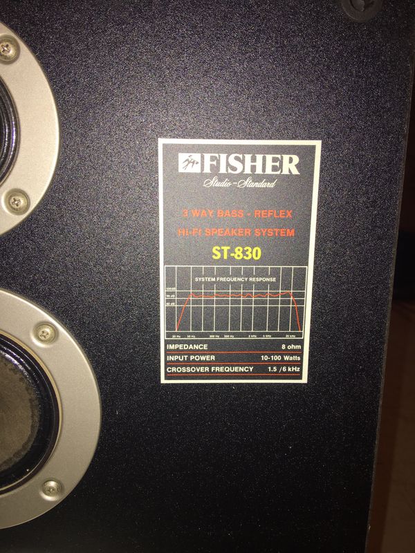 Fisher st-830 vintage speakers for Sale in Passaic, NJ - OfferUp