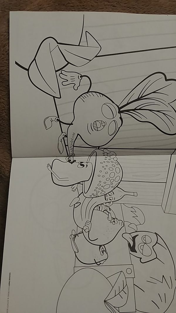 Sausage Party Coloring Book For Sale In Los Angeles, Ca - Offerup