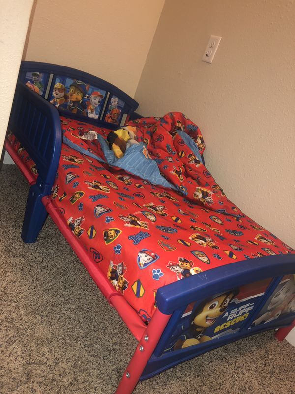 Toddler paw patrol bed for Sale in Sacramento, CA - OfferUp