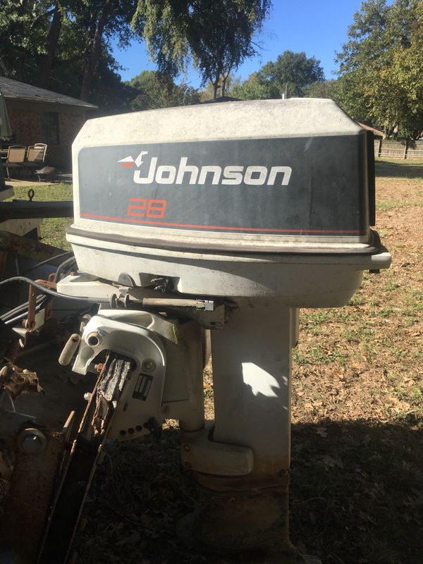 Johnson 28spl outboard motor for Sale in Whitehouse, TX - OfferUp