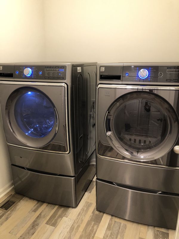 Kenmore Elite matching washer and dryer Metallic Silver for Sale in
