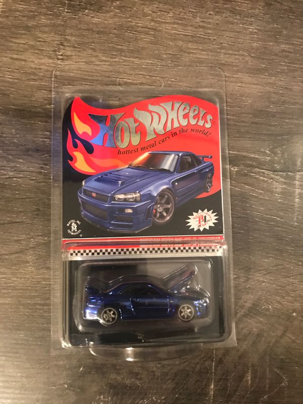 Hot Wheels RLC Nissan Skyline GTR R34 BLUE (VHTF RARE) for ...